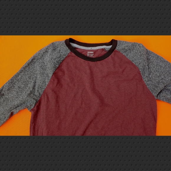 Old Navy Color Block Raglan Long Sleeve T-Shirt S - Picture 3 of 5